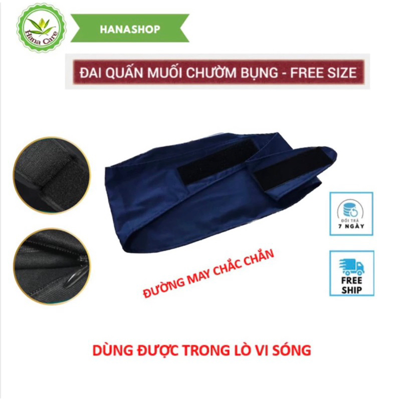 Đai quấn muối thảo dược cho mẹ bầu sau sinh.