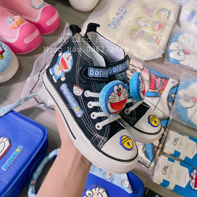 Giày cổ cao cho bé hình doremon doraemon