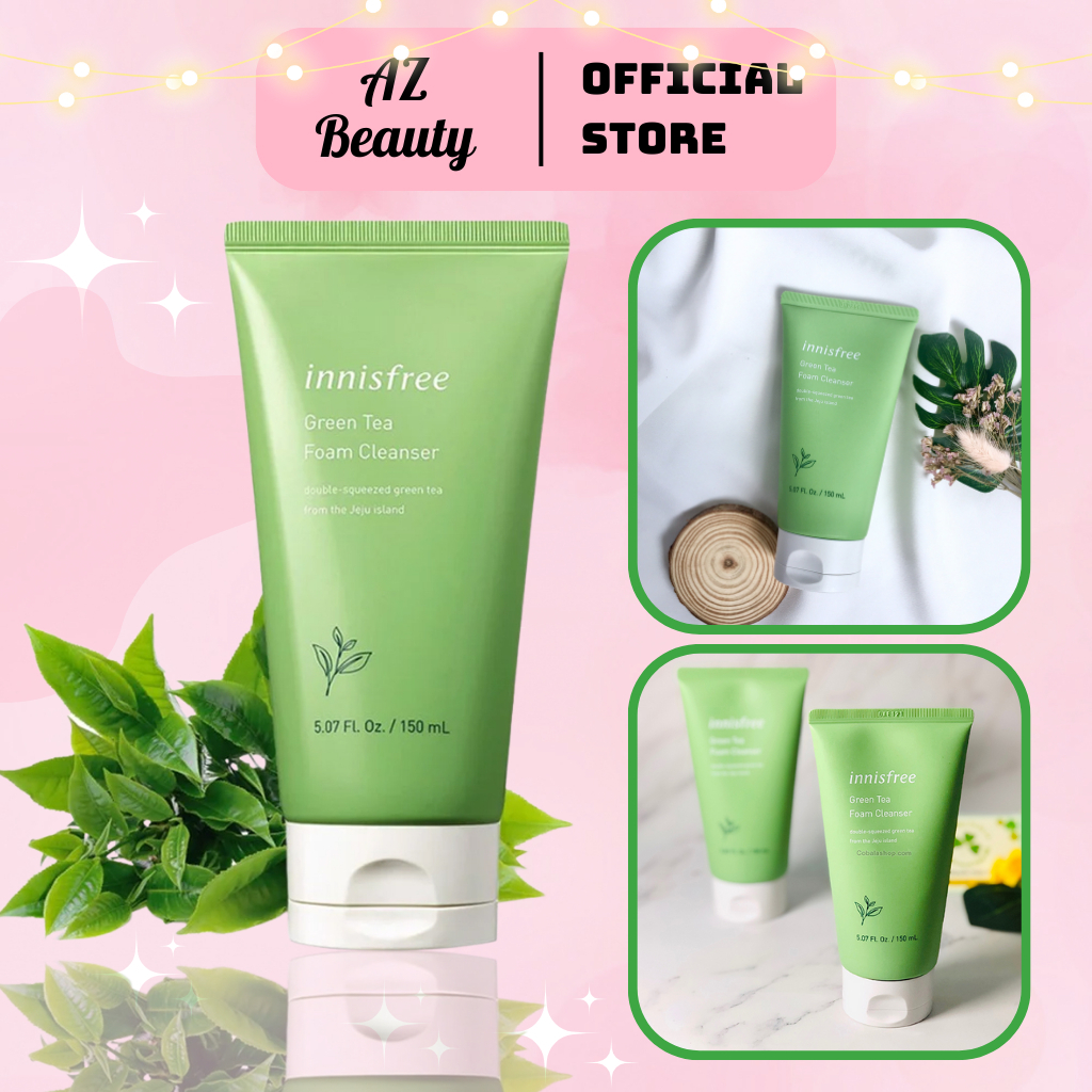 Sữa Rửa Mặt Innisfree Chiết Xuất Trà Xanh Làm Sạch Da 150ML