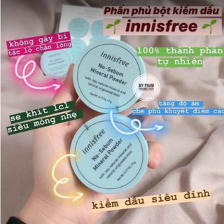 Phấn phủ innisfree 5g No Sebum Mineral Powder