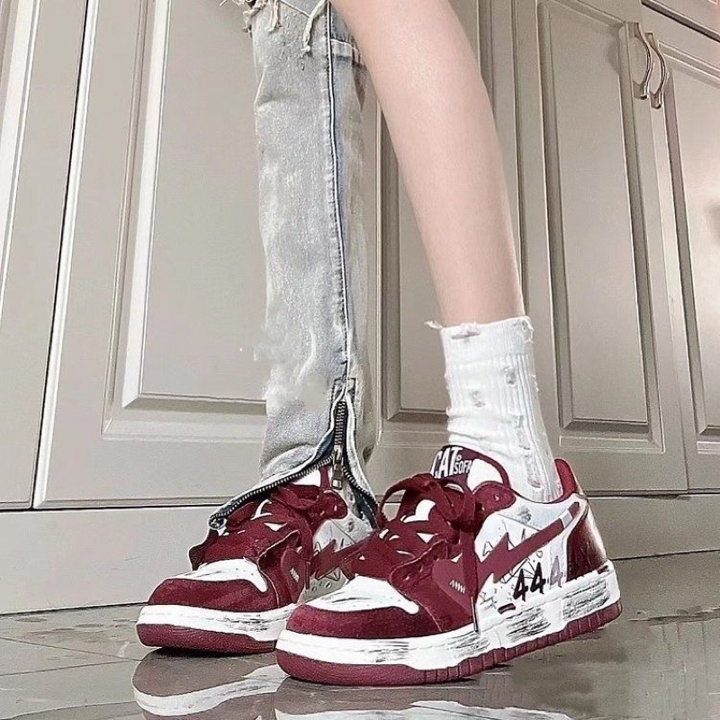 Giày Thể Thao Basic Đen Cho Nữ Đi Học