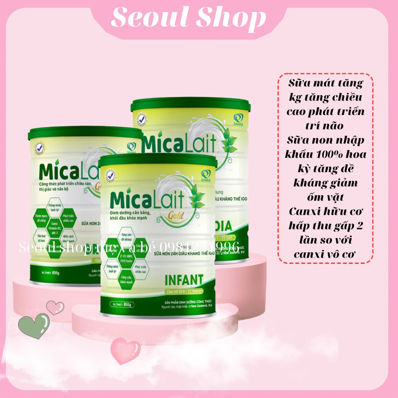 Sữa Micalait 850g