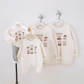 Áo sweater gia đình Familylove - Áo Sweater họa tiết gia đình People Avatar Collection chất liệu nỉ da cá cao cấp