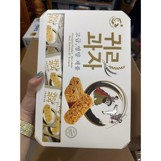 Bánh chống lưng- bánh yến mạch hộp hàn quốc hộp lớn date mới gói quà tết