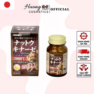 Viên uống chống đột quỵ natto kinase orihiro 2000fu nhật bản