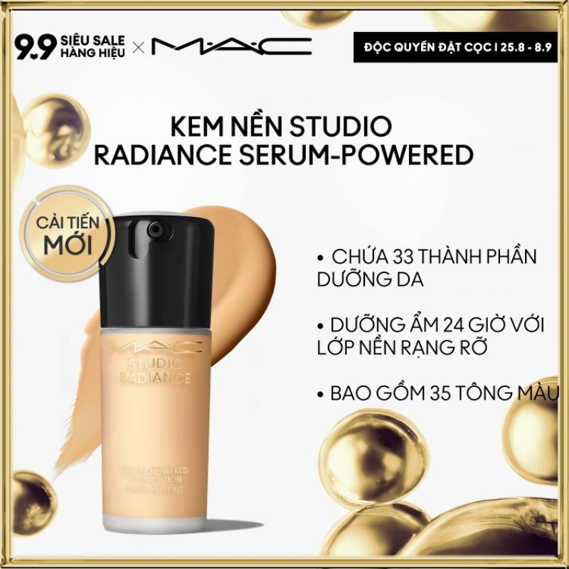 Kem nền Studio Radiance Serum-Powered