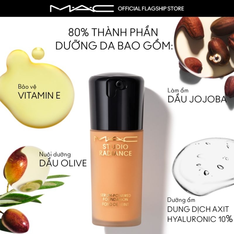 Kem nền Studio Radiance Serum-Powered