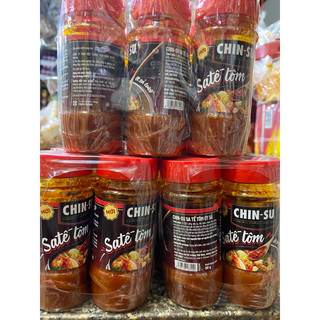 [Mới] Sate tôm ớt sả,  sa tế tôm Chinsu, chai 90g