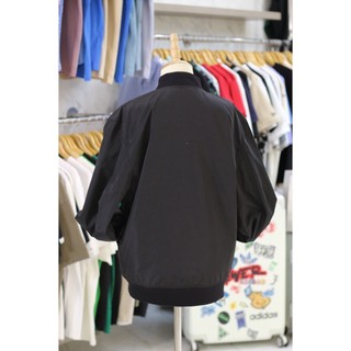 [CHÍNH HÃNG] - ÁO KHOÁC ZARA BOMBER PHỐI VẢI - ĐEN - CODE: RN77302