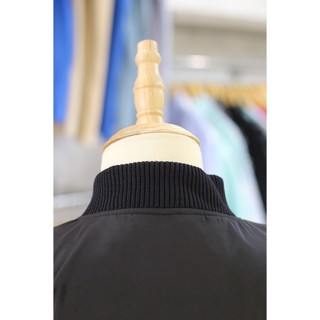 [CHÍNH HÃNG] - ÁO KHOÁC ZARA BOMBER PHỐI VẢI - ĐEN - CODE: RN77302