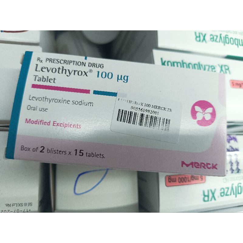 Levothyrox 100 mẫu mới hộp 2x15