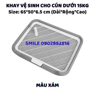 Khay vệ sinh cho chó size lớn L:65*50cm- Khay hướng dẫn cún đi vệ sinh tiện lợi