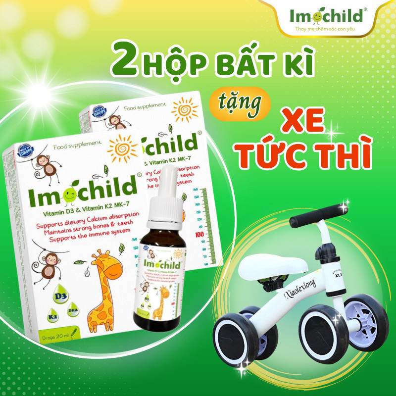 D3K2 Thế Hệ Mới gấp đôi dung tích có thêm DHA  Vitamin D3 k2 Mk7 Hỗ Trợ