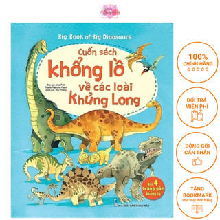 Sách - cuốn sách khổng lồ về các loài khủng long - big book of big dinosaurs