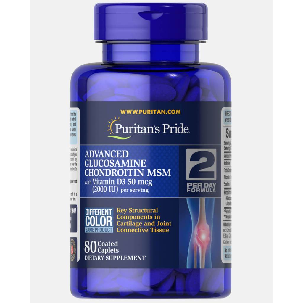 Thuốc xương khớp advanced Glucosamine Chondroitin with Vitamin D3 80 viên