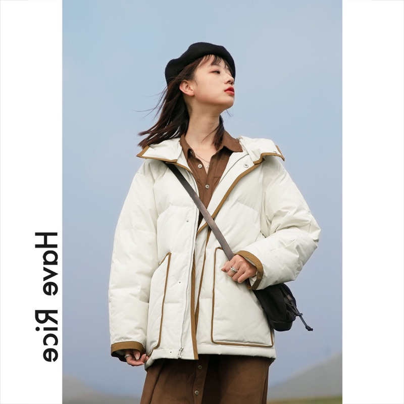 Áo phao thiết kế mới 2023 phong cách trẻ trung hiện đại ấm áp