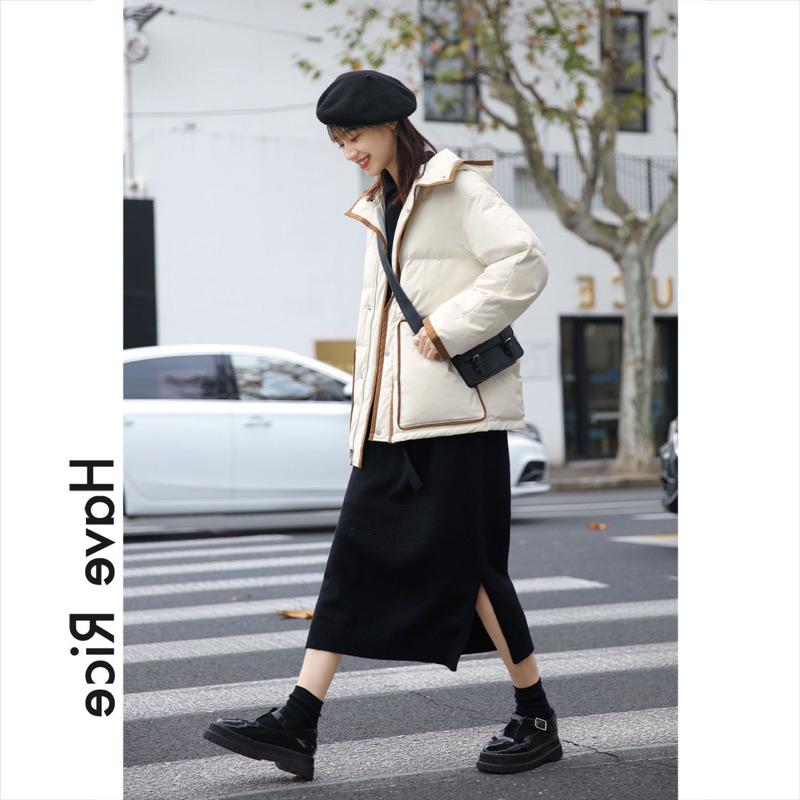 Áo phao thiết kế mới 2023 phong cách trẻ trung hiện đại ấm áp