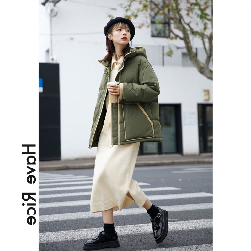 Áo phao thiết kế mới 2023 phong cách trẻ trung hiện đại ấm áp