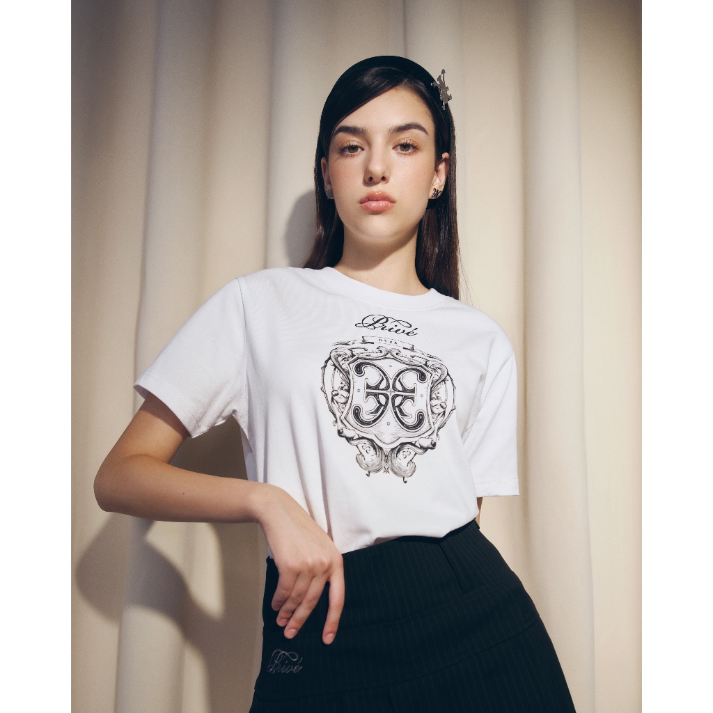 DVRK - Áo Thun Baby Tee Nữ Uni Logo -DVRK-23FW