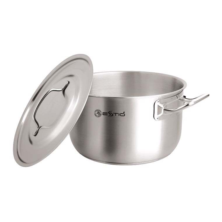 Nồi Inox Zebra Estio Pro 3 đáy nắp Inox 20cm - 162232 dung tích 3.7L dòng cao cấp nhập khẩu Thái Lan