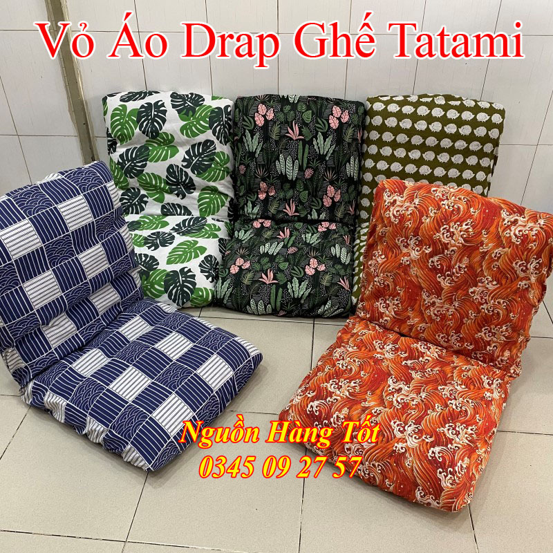 Áo Bọc Ghế Tựa Lưng Tatami OSAKA 110x50cm Chống Bám Bẩn, Dễ Giặt, Thoáng Mát.