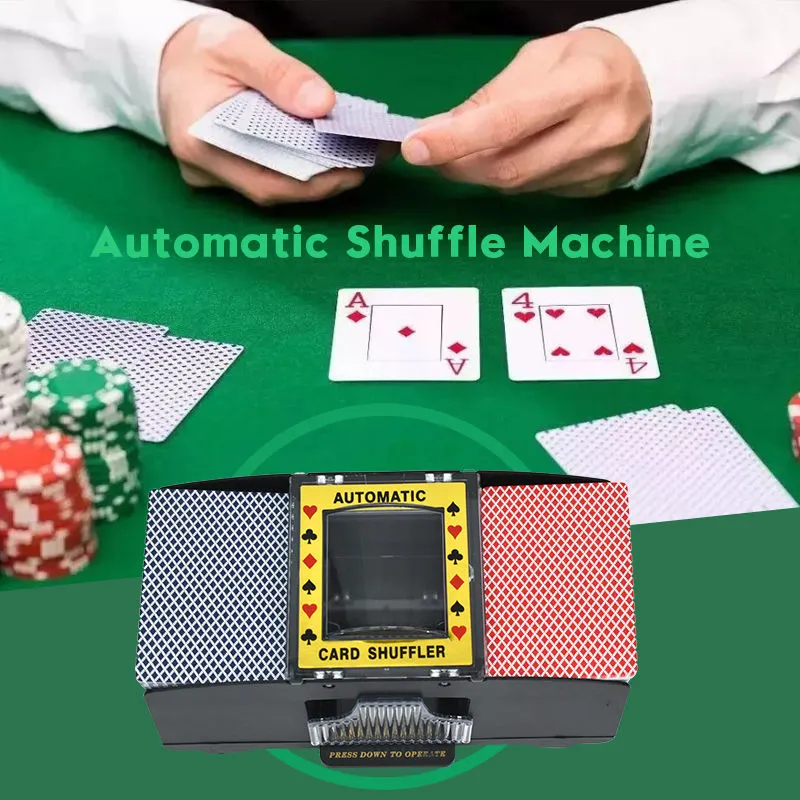 Máy xáo trộn bài poker-máy phân phối thẻ chơi-Hoàn thành công việc hoàn toàn tự động