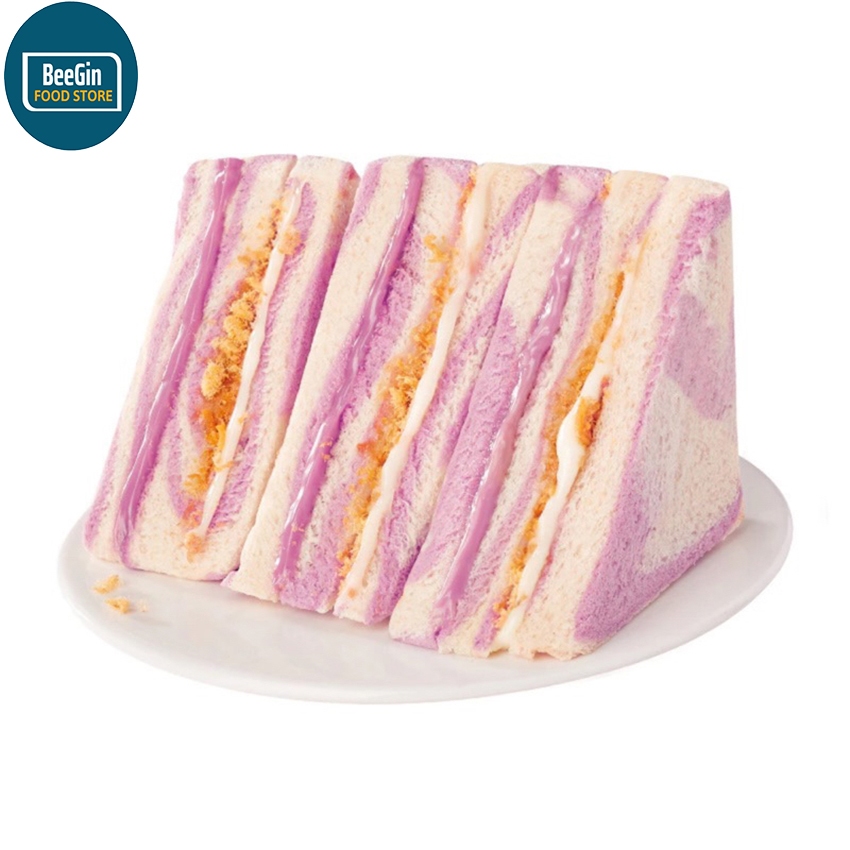 Combo 3 Bánh Sandwich Tam Giác Lúa Mạch Chà Bông Khoai Mỡ, Bơ B103 - BeeGin Food