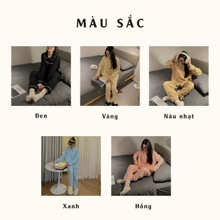 Bộ Pyjama Xốp Bèo Dài Siêu Hot