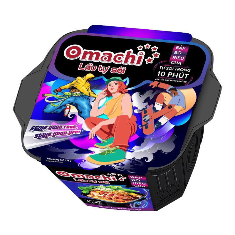 OMACHI LẨU TỰ SÔI BẮP BÒ RIÊU CUA HÀNG MỚI