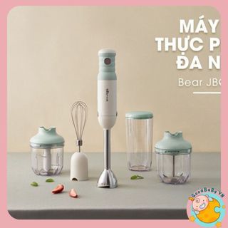 Máy xay sinh tố cầm tay Bear 5 chi tiết JBQ-B50E1, Máy xay đa năng công suất lớn -BH 18 tháng - Goodbabyvn