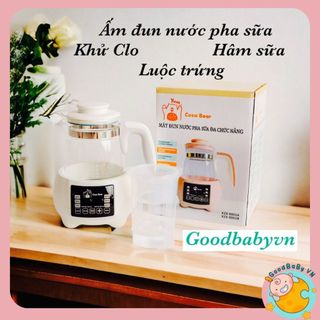  Ấm Đun Nước Pha Sữa Máy đun nước hâm Sữa Cho Bé Coco Bear Đa năng Thông Minh - Goodbabyvn 