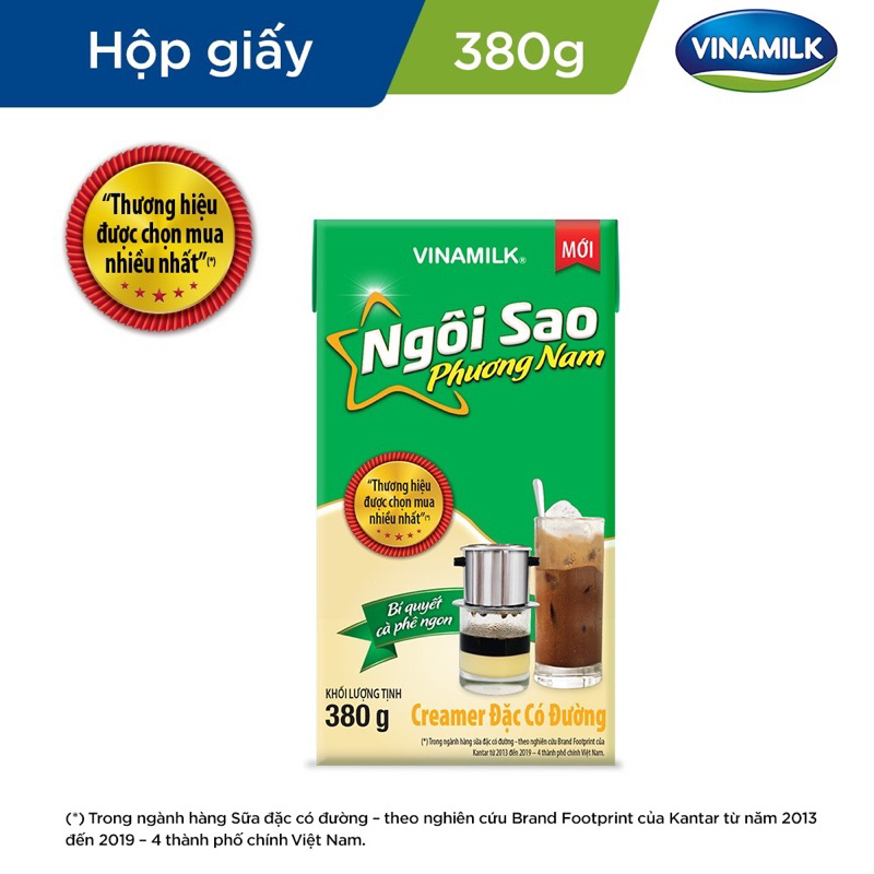 Sữa đặc ngôi sao phương nam vinamilk 380g/1,284kg/Lon