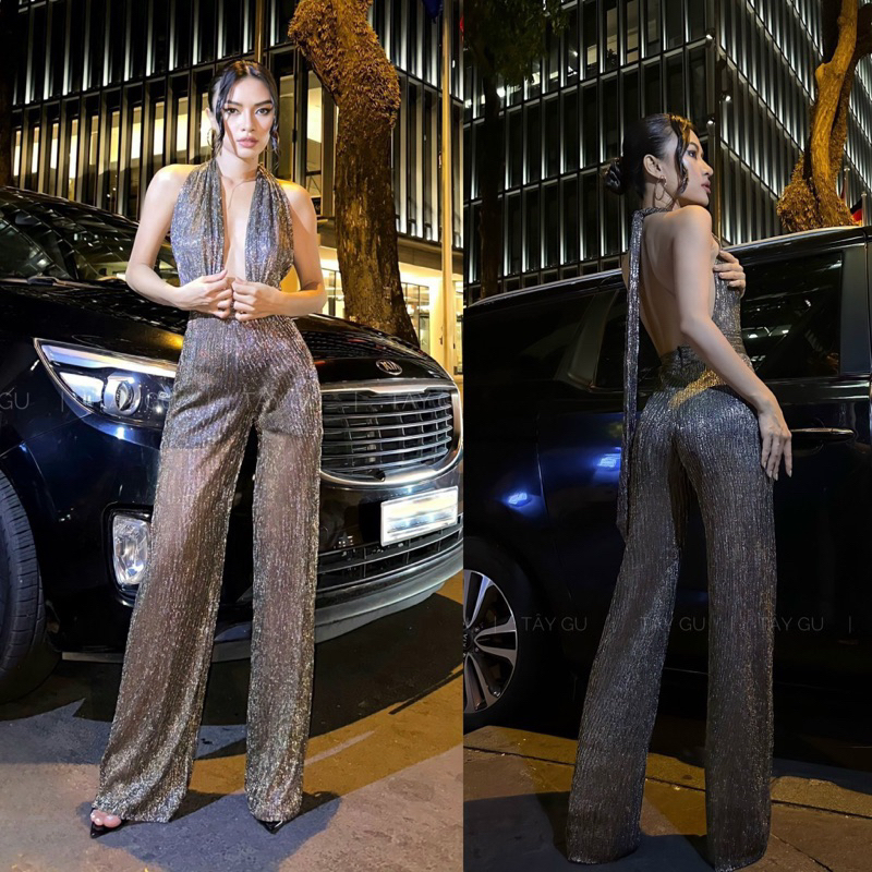Jumpsuits đi tiệc quần suông rộng áo cột nhiều kiểu Miami - Tây Gu - JTK6