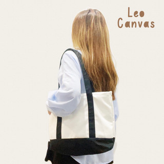 [Hình chụp thật] Túi Tote Túi Vải Canvas Học Sinh phối màu Form To Phong Cách Hàn Quốc In Hình Bơ Chữ