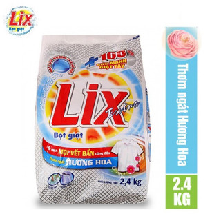 Bột giặt lix hương hoa / suft / vì dân / binky gói 2kg