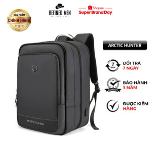 Balo laptop Arctic Hunter B00227L có thể mở rộng, chống sốc laptop 15.6 inch, có cổng USB, chống nước cao cấp
