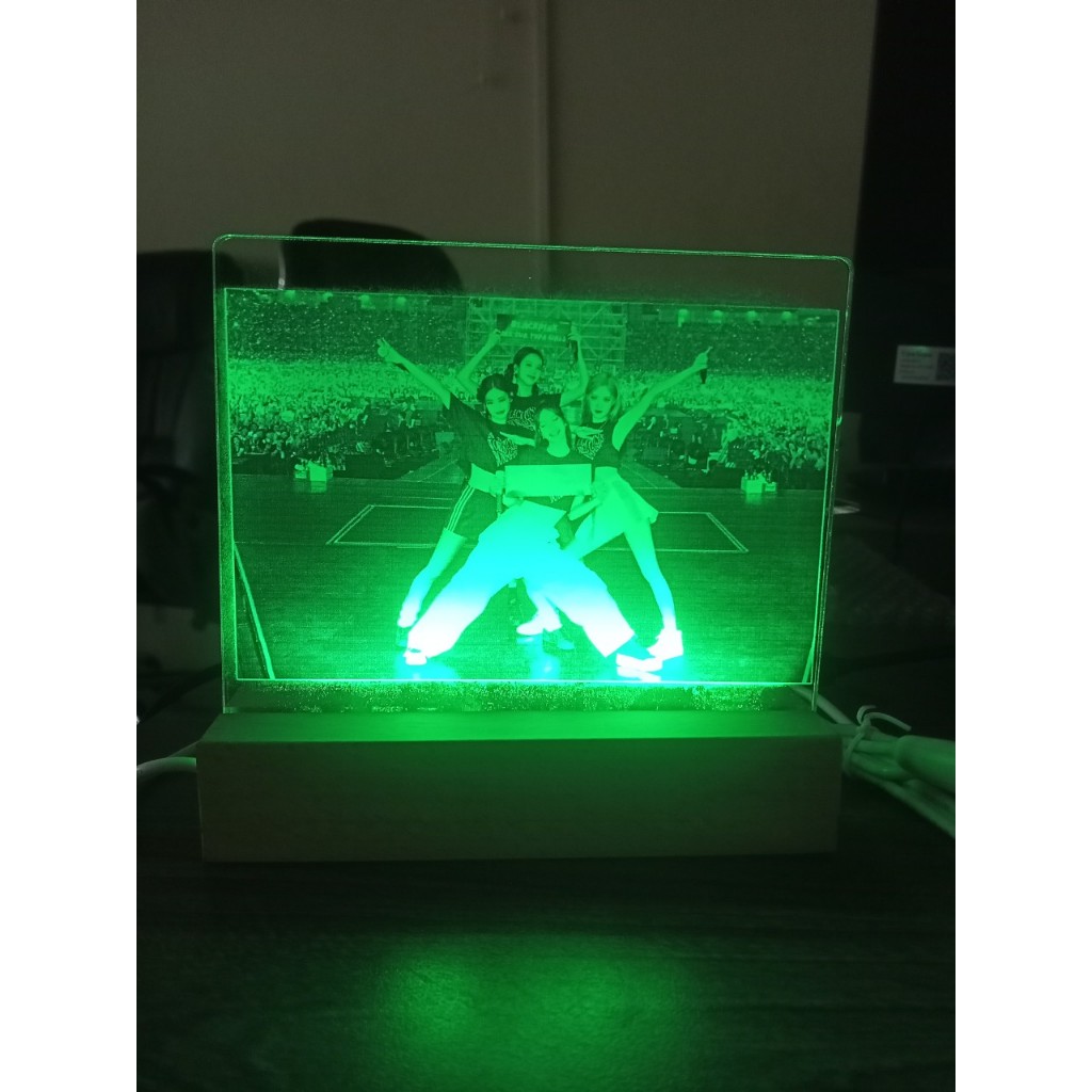 Đèn ngủ 3d để bàn in hình Blackpink đa dạng chế độ sáng trang trí phòng, đèn led decor cực chất tặng fan