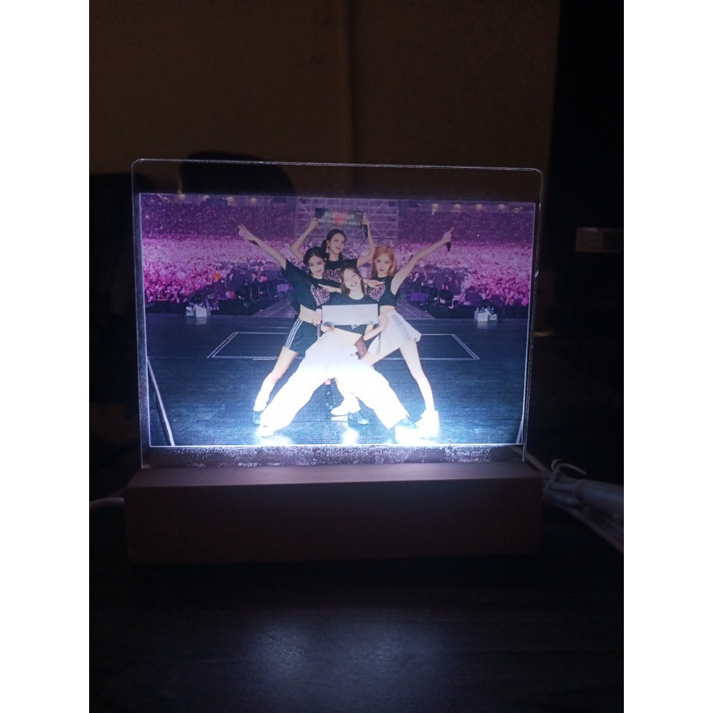 Đèn ngủ 3d để bàn in hình Blackpink đa dạng chế độ sáng trang trí phòng, đèn led decor cực chất tặng fan