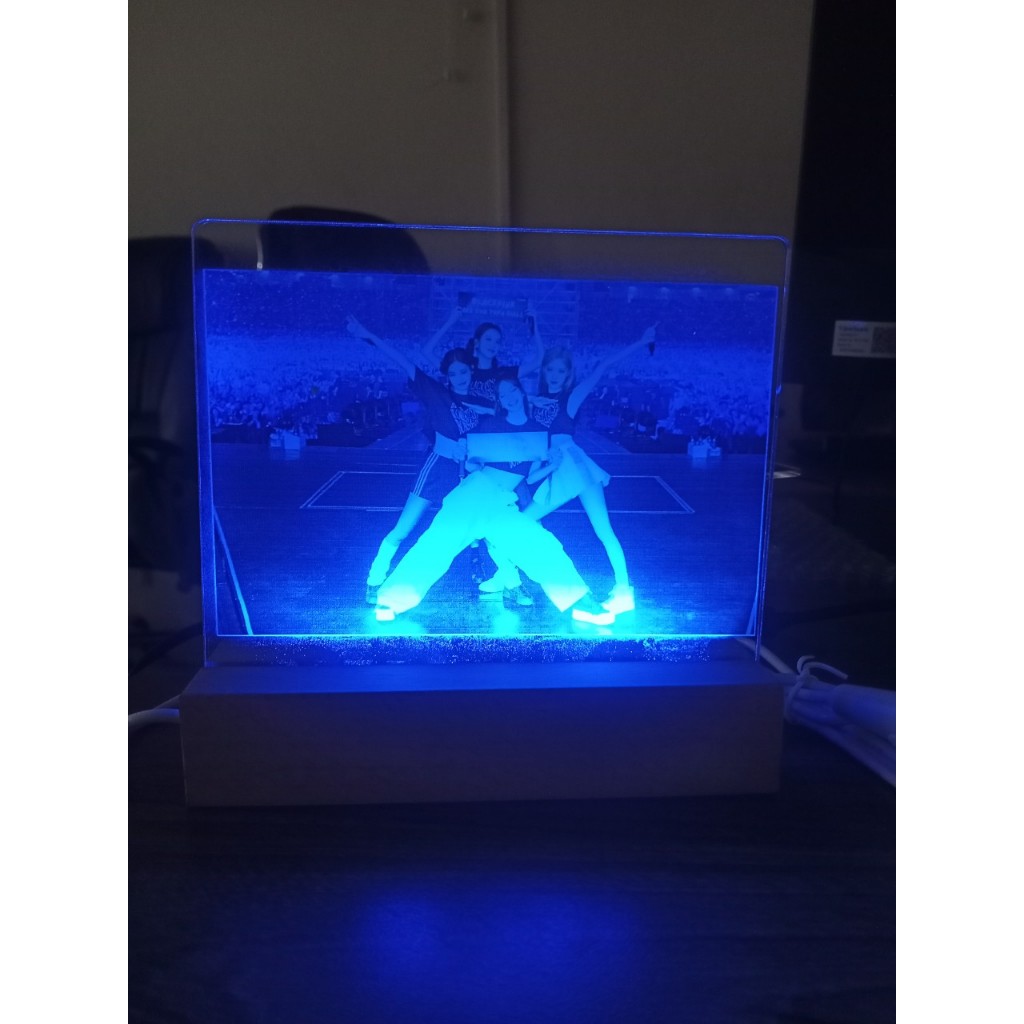 Đèn ngủ 3d để bàn in hình Blackpink đa dạng chế độ sáng trang trí phòng, đèn led decor cực chất tặng fan