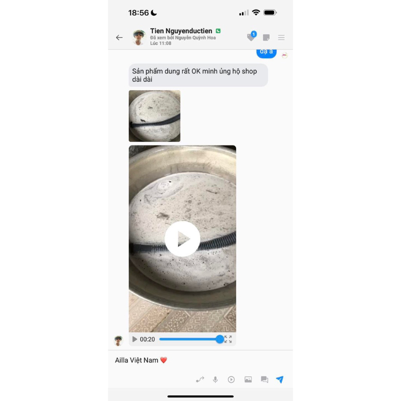 Bôt tẩy lồng máy giặt Ailla - Bột tẩy lồng máy giặt Camilla 300G