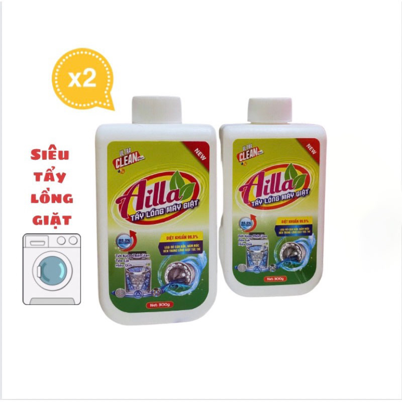 Bôt tẩy lồng máy giặt Ailla - Bột tẩy lồng máy giặt Camilla 300G