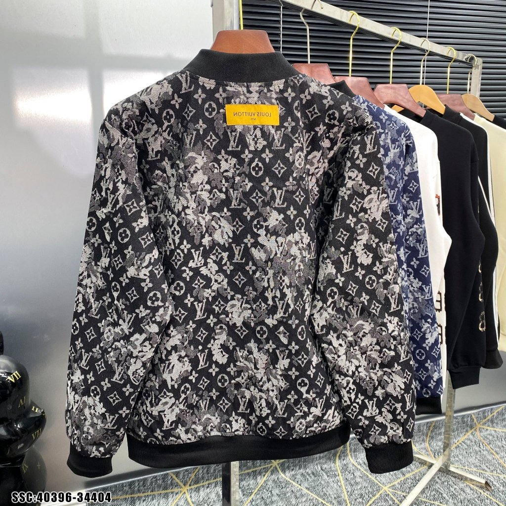 Áo khoác Bomber nam loang chất vải bò dày dặn 2 lớp hàng Quảng Châu loại 1