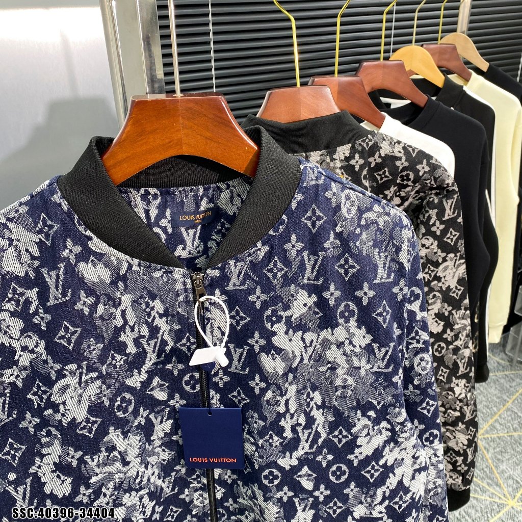 Áo khoác Bomber nam loang chất vải bò dày dặn 2 lớp hàng Quảng Châu loại 1