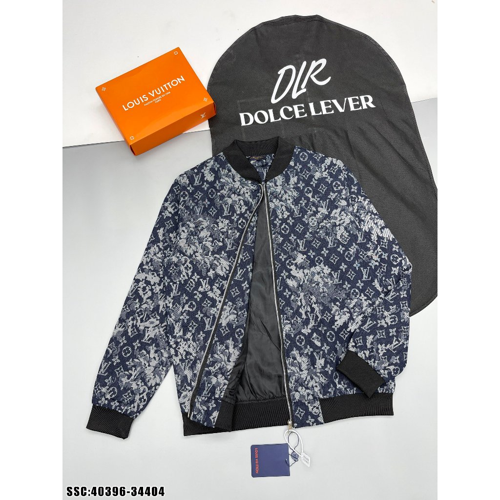 Áo khoác Bomber nam loang chất vải bò dày dặn 2 lớp hàng Quảng Châu loại 1