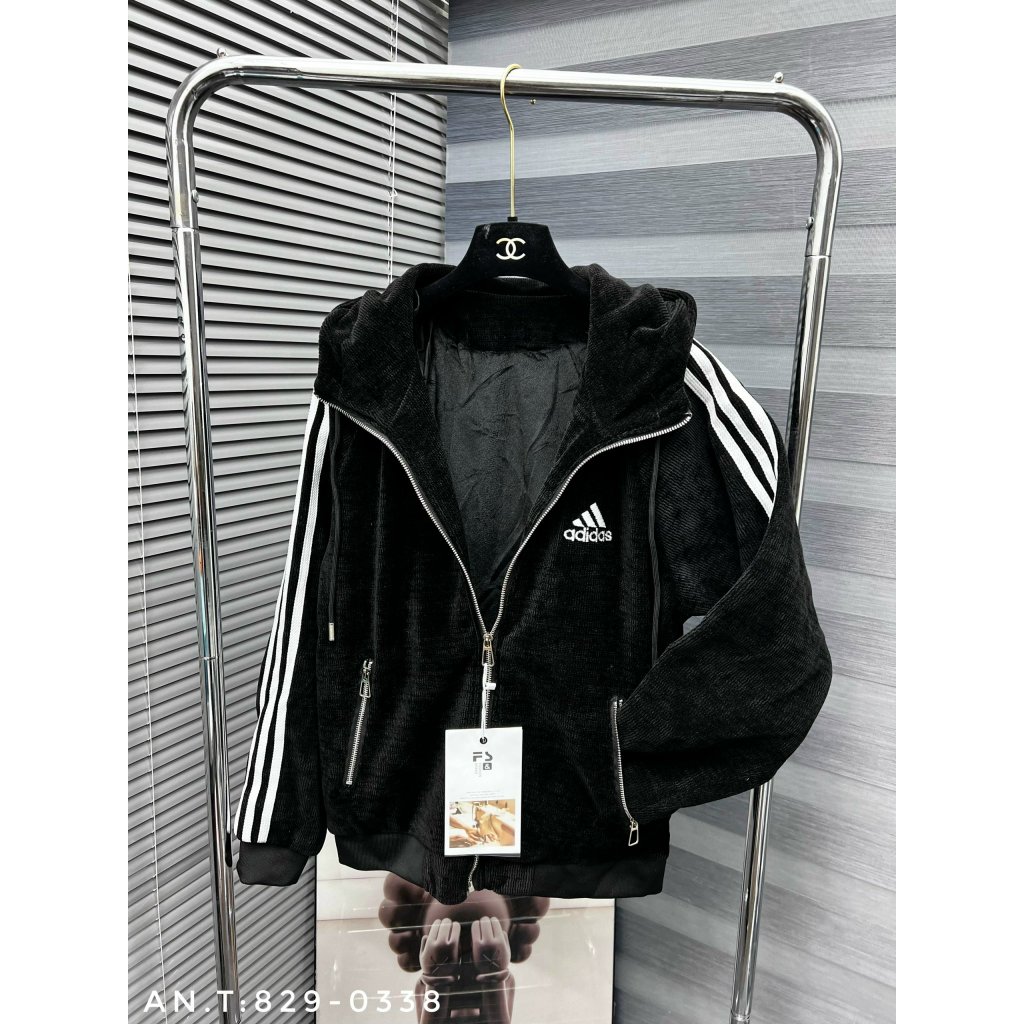 Áo khoác nỉ ADIDAS lót lông siêu dày dặn hàng Quảng Châu cao cấp