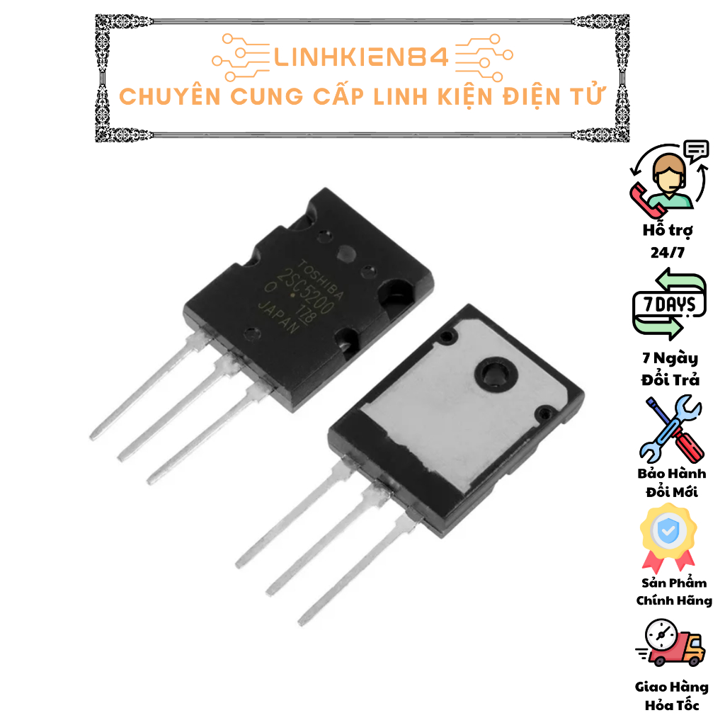 Transistor 2SC5200 2SC4131 2SC3306 TO247 TRANS NPN