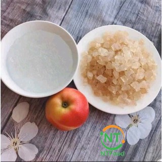 Mủ Trôm Phan Rang sạch nguyên chất NTFood túi 500gr / 250gr (Loại cắt hạt lựu) - Nhất Tín Food