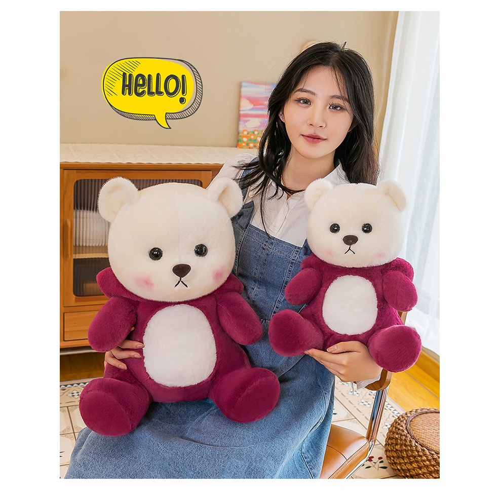 Gấu lenna lotso dâu đủ size. Gấu nhập khẩu cao cấp, gấu quà tặng