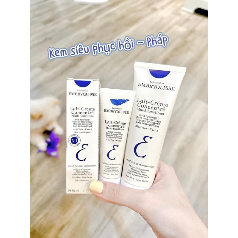 Kem siêu dưỡng ẩm Embryolisse Phục Hồi Da Embryolisse Lait Creme Concentre 30ml và 75ml (mẫu mới)