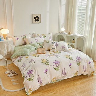Bộ vỏ chăn ga gối cotton poly Cosset lavender